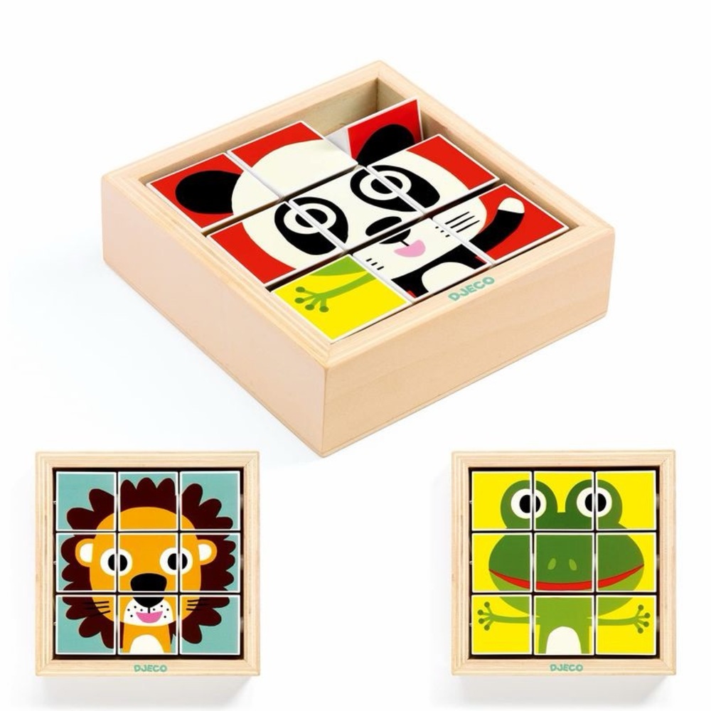 DJECO TOURNANIMO WOODEN PUZZLE